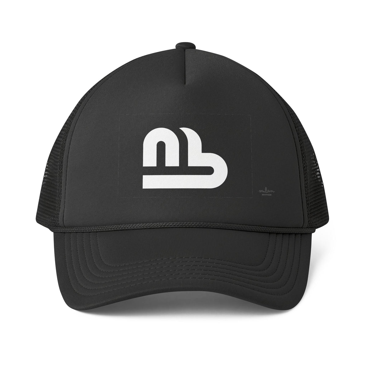Minimal Retro Heart Logo Trucker Cap