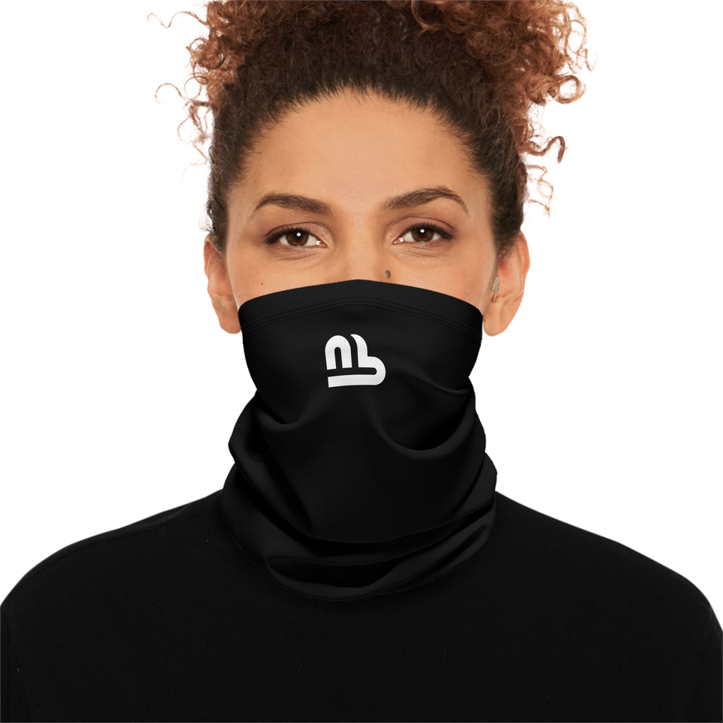 Thermal Winter Neck Gaiter with Drawstring - Windproof Cold-Weather Face Mask