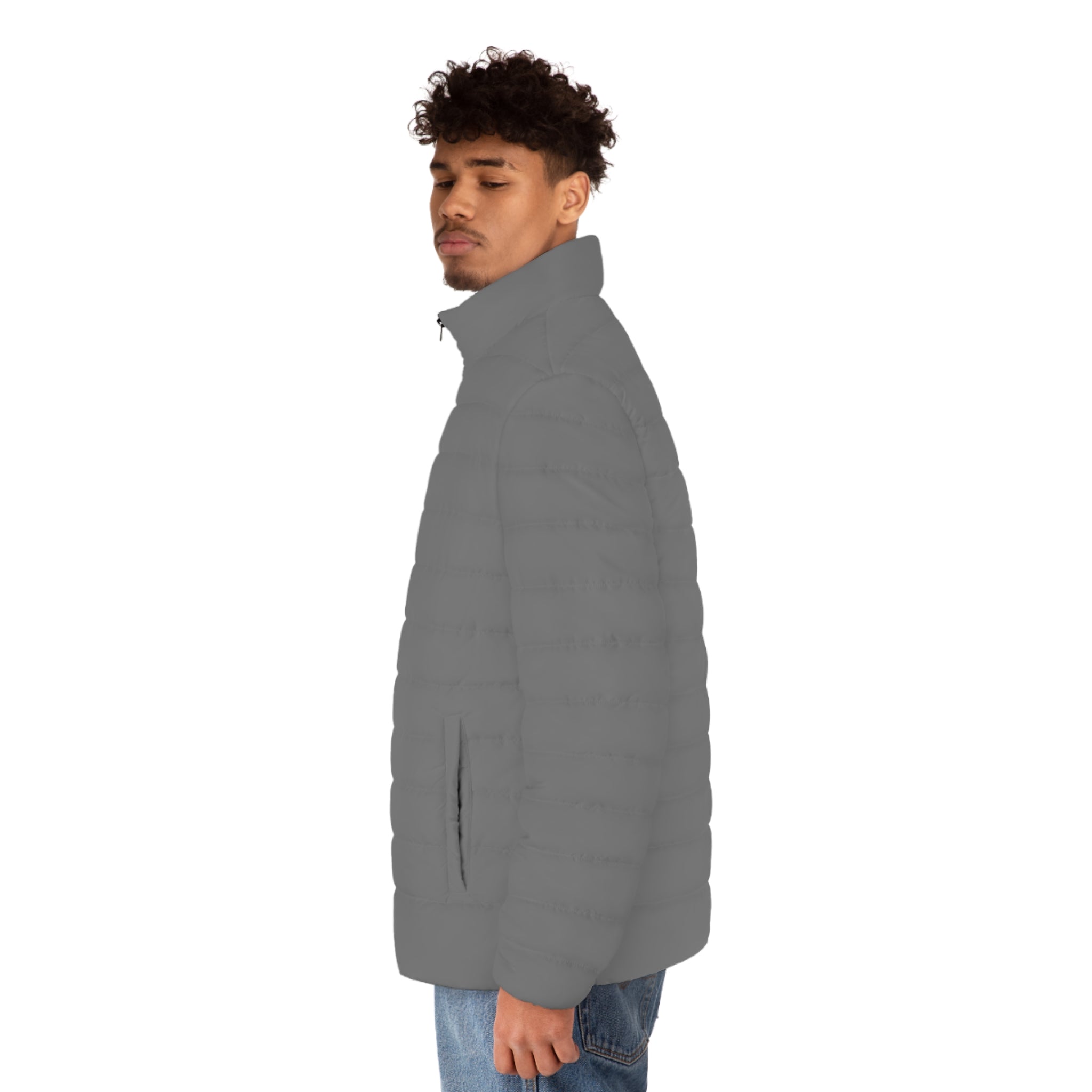 Men's Quilted Puffer Jacket — Lightweight Packable Cold-Weather Coat