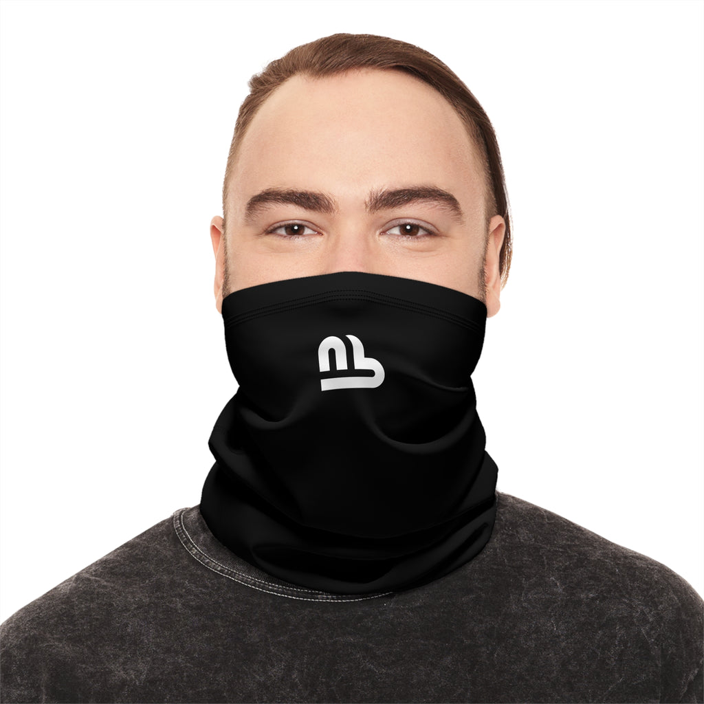 Thermal Winter Neck Gaiter with Drawstring - Windproof Cold-Weather Face Mask