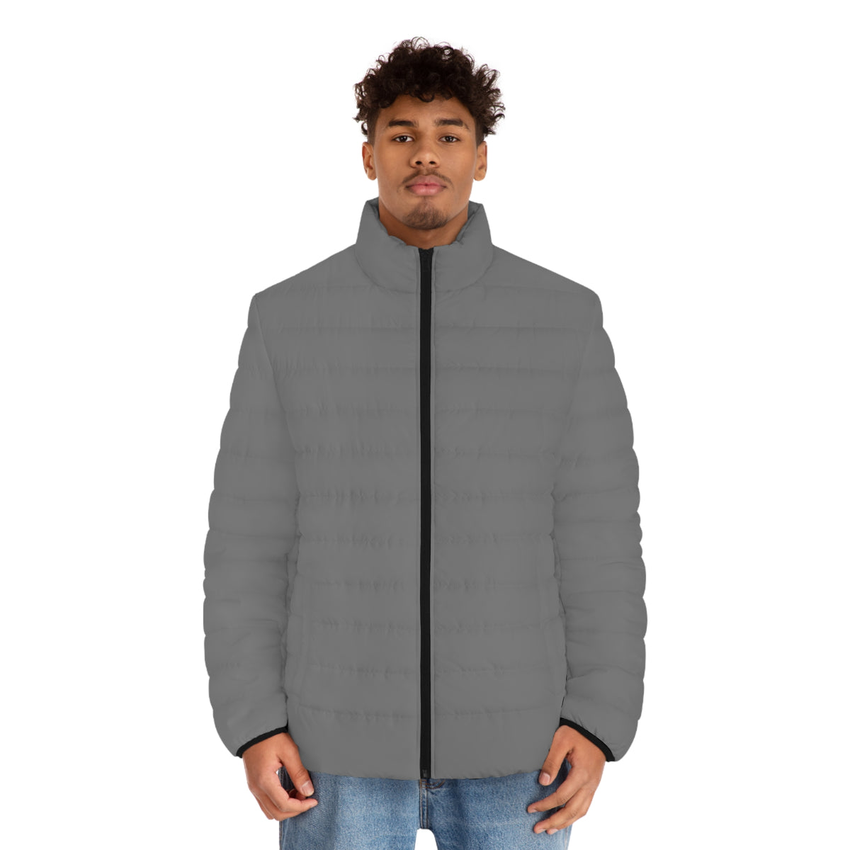 Men's Quilted Puffer Jacket — Lightweight Packable Cold-Weather Coat